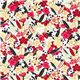 cute panda bear fabric peach blossom du Japon2