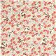 cute panda bear double gauze fabric with florets from Japan 2