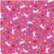 cute pink Michael Miller fabric Kitty Ditty flowers 2