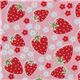 cute pink Michael Miller fabric Strawberry Florets 1
