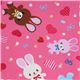 süsser pinker Hasen Stoff von Kokka Japan kawaii 1