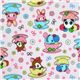cute pink deer panda bunny elephant Kokka fabric 1