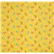cute unicorn yellow Japanese Kokka Fabric glitter 2