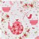 cute white Michael Miller fabric Strawberry Tea Party 2