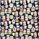 dark blue Michael Miller fabric cups and pots 2