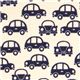 dark blue cars fabric for boys par Kokka Japan 1