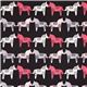 dark grey Michael Miller fabric Wooden horses 2