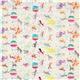 double gauze fabric colourful horses stars from Japan 2