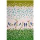 echino canvas Kokka fabric birds green from Japan 2