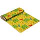 echino canvas Kokka fabric flower birds yellow Japan 3