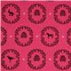echino canvas Kokka fabric ornaments animals pink Japan 1