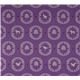 echino canvas Kokka fabric ornaments animals purple 2