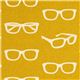 echino canvas designer fabric glasses yellow dal Giappone1