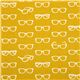 echino canvas designer fabric glasses yellow dal Giappone2