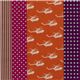 echino canvas designer fabric helicopter orange Japan 1