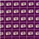 echino canvas designer fabric ni-co camera purple Japan 2