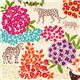 echino canvas fabric Bond beige zebra leopard 1
