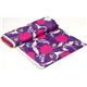 violetter echino Canvas Stoff Dahlia Vogel & Blume 3