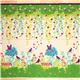 echino canvas fabric Wish green birds flowers 2