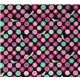 echino canvas fabric birds bonbon black from Japan 2