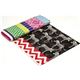 echino canvas fabric black zebras & stripes Japan 4