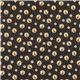 echino canvas fabric cockatiel bird black from Japan 2