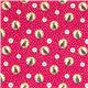echino canvas fabric cockatiel bird pink from Japan 2