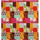 echino canvas fabric forest hart owl rosa 2