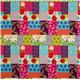 echino canvas fabric forest hart owl green 2