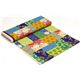 echino Canvas Stoff forest Wald Hirsch Eule orange 3