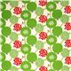 echino Canvas Stoff grüne Beeren Vögel aus Japan 2