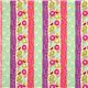 echino laminate fabric Peck birds stripes turquoise 2