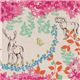 echino laminate fabric woodland stag pink from Japan 1
