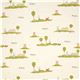 ecru birch Bio-Stoff mit Kinder, Pferd und Windm�hle 2