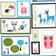 fabric animals in rectangulars Bermuda Robert Kaufman 1