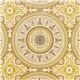 flower ornament premium laminate fabric by Michael Miller 1