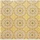 flower ornament premium laminate fabric by Michael Miller 2