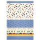 funny canvas fabric for boys robot car par Kokka 2