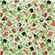 funny green sushi fabric wasabi Robert Kaufman 2