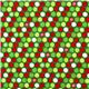 green Christmas fabric dots snowflake Robert Kaufman 2