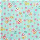 green Easter fabric bunny bears birds strawberry 2