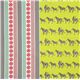 green Kokka oxford fabric with zebras & stripes 4
