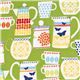 green Michael Miller fabric cups and pots 1
