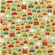 green Michael Miller fabric small cars for boys 2