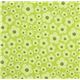 green Michael Miller knit fabric yellow Blossoms 2