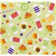 green Riley Blake Halloween fabric colourful candy 1