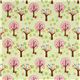 green Riley Blake fabric rosa trees strawberry 2
