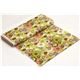 green Riley Blake fabric with pink & brown flowers 3