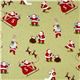 green Santa Claus fabric reindeer by Robert Kaufman 2