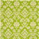 green echino canvas fabric Gothic leopard & ornament 2